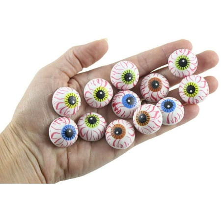 24 Eye Erasers - Eyeball Gross School Supply - Doctor, Optometrist Ophthalmology - Party Favor - Halloween Trick or Treat (2 Dozen)