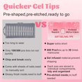 thumbnail image 4 of 600 count Extra Short XXS Square  Tips, Clear Press  Nails for  Women Small Short Petite  Beds, 12 Sizes DIY Salon  Manicure  Extension, 4 of 6
