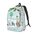 thumbnail image 2 of Daiia Animals Riding Across The Sky Vintage Canvas Backpack for Men and Women ,Hiking Backpack,Travel Laptop Bag for School,Large Capacity Backpack-, 2 of 8