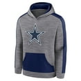 thumbnail image 2 of Men's Fanatics Heather Gray Dallas Cowboys Deliver Pullover Hoodie, 2 of 3