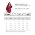 thumbnail image 5 of Belles Design Womens Long Sleeve Flannel Plaid Button Down Sleep Shirt Nightgown Soft Pajama Sleepwear, 5 of 5