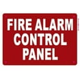 thumbnail image 4 of FIRE ALARM CONTROL PANEL SIGN (7X10,RED,Aluminum) -ref21422, 4 of 5