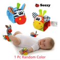 thumbnail image 1 of Newborn Baby Socks Rattle Toys Wrist Rattle Foot Socks Cartoon Baby Rattles Newborn Toys Make Sounds Games For Babies 0~12 M heqiyong LED, 1 of 2