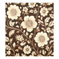 thumbnail image 6 of Yayeee Magnetic Dishwasher Cover for The Front Decoration Home Kitchen Machine Sticker Protector, Brown Floral, 6 of 6