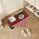thumbnail image 5 of Alfombra Irregular con Mechones Flocados | Alfombra de Poliéster Suave, No Absorbente y Resistente a La Suciedad | Alfombra Beige Café para Dormitorio Infantil, Sala de Juegos, Guardería, Sala de Est, 5 of 6