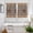 Brown, variant on Western Texas Star Vintage Kitchen Curtains Window Panels, Rustic Wreath Wood Black Plaid Insulated Window Treatment Curtain, Grommet Curtains for Bedroom/Living Room/Bathroom, 2 Piece 52"Wx45"L