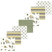 Luvable Friends Hudson Baby Flannel Receiving Blankets 7pk, Desert Wildlife