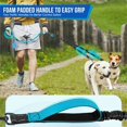 thumbnail image 4 of Double Leash for Two Dogs - No Tangle Dog Leash 360° Swivel Reflective Double Dog Leashes with Two Padded Handles, Shock Absorbing Walking Training for Small Medium Dogs (blue, 8-35 lbs), 4 of 5