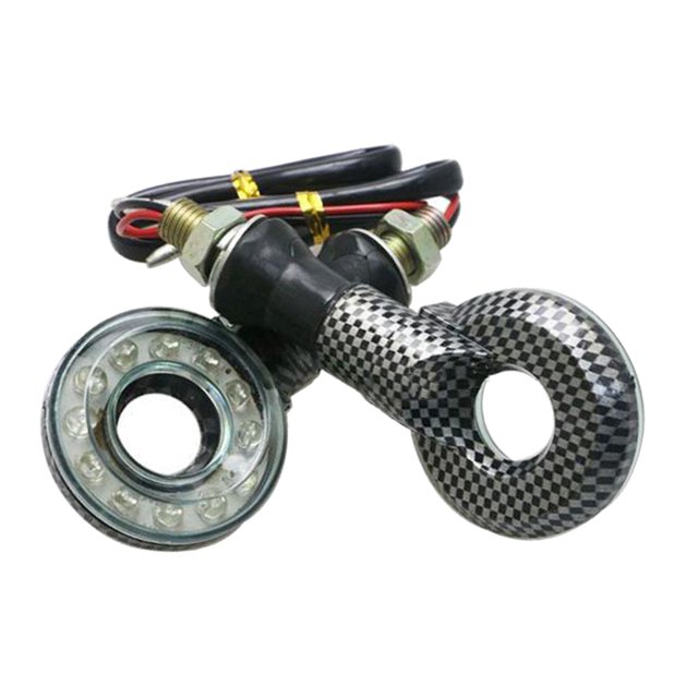 2pcs Motocicleta Bicicleta LED Intermitente Luz Intermitente Sunnimix Luz de señal de giro de motocicleta