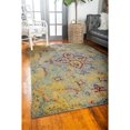 thumbnail image 2 of Unique Loom Vita Tapis Coloré Teinté 10' 6 x 16' 5 Rectangle Jaune/bleu, 2 of 2