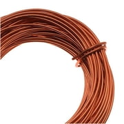 Petite Aluminum Wire 18 Gauge 39 Coil-Copper, Pk 3, Beadsmith