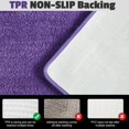 thumbnail image 3 of Yafa Home Fashion 1 Piece Solid Microfiber Soft Bathroom Rug , Non-Slip TPR Backing, 3 of 5