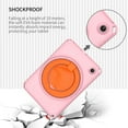 thumbnail image 6 of Dteck Fits for Kindle Fire 7 Tablet (12th Generation, 2022 Release), Full-Body Drop-Proof with Screen Protector 360 Rotate Stand Crossbody Shoulder Strap Case Cover, Pink, 6 of 7