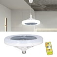 thumbnail image 1 of Enclosed Ceiling Fan with Light 30W E27 LED Fan Light 85-265V Ceiling Fan with Light Remote Control Small Ceiling Fan, 1 of 8
