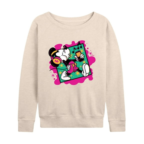 Disney - Mickey Music Stroll - Women's Lightweight French Terry Long Sleeve Shirt