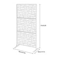 thumbnail image 2 of Decorative Privacy Screen Outdoor Indoor Privacy Screen with Stand for Terrace, 2 of 7