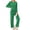 Dark Green, variant on Ekouaer Lounge Sets for Women Ribbed Knit Pajama Sets 2 Piece Long Sleeve Pjs Soft Loungewear Outfits with Pockets