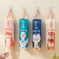 thumbnail image 2 of AMERTEER Waste Bag Organizer Waste Bag Organizer with Lanyard Bottom Opening Smooth Extraction Space-Saving Cartoon Pattern Garbage Bag Organizer Kitchen Supply, 2 of 6