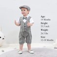 thumbnail image 2 of Conjuntos Bebé Niño Monos y Lazos (7-12 meses) GRIS TUNC Sencillez, 2 of 5