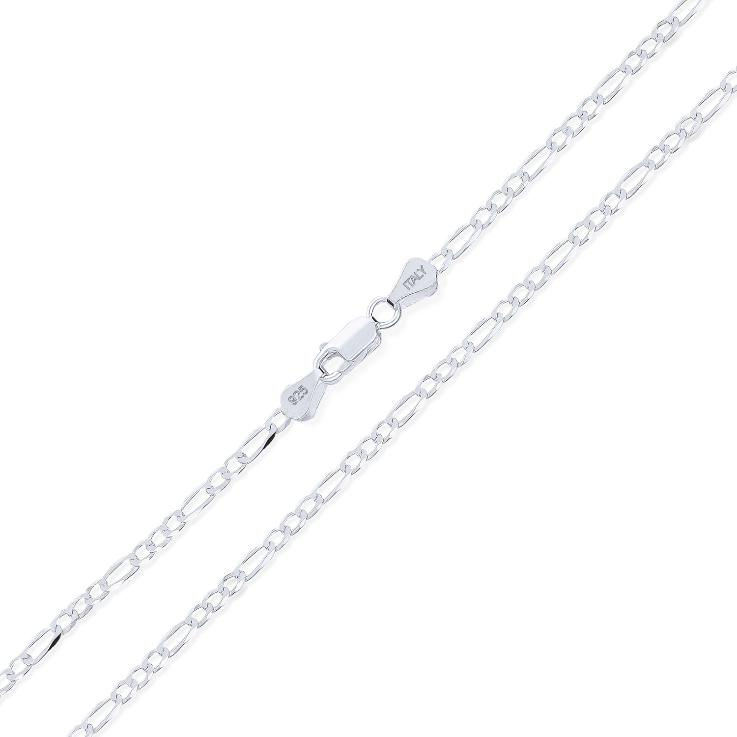 20" 2mm Silver Plated Figaro Chain Necklace 4.0 Grams From USA! Brand New 20" 2mm Silver Plated Figaro Chain Necklace 4.0 Grams From USA! Brand New