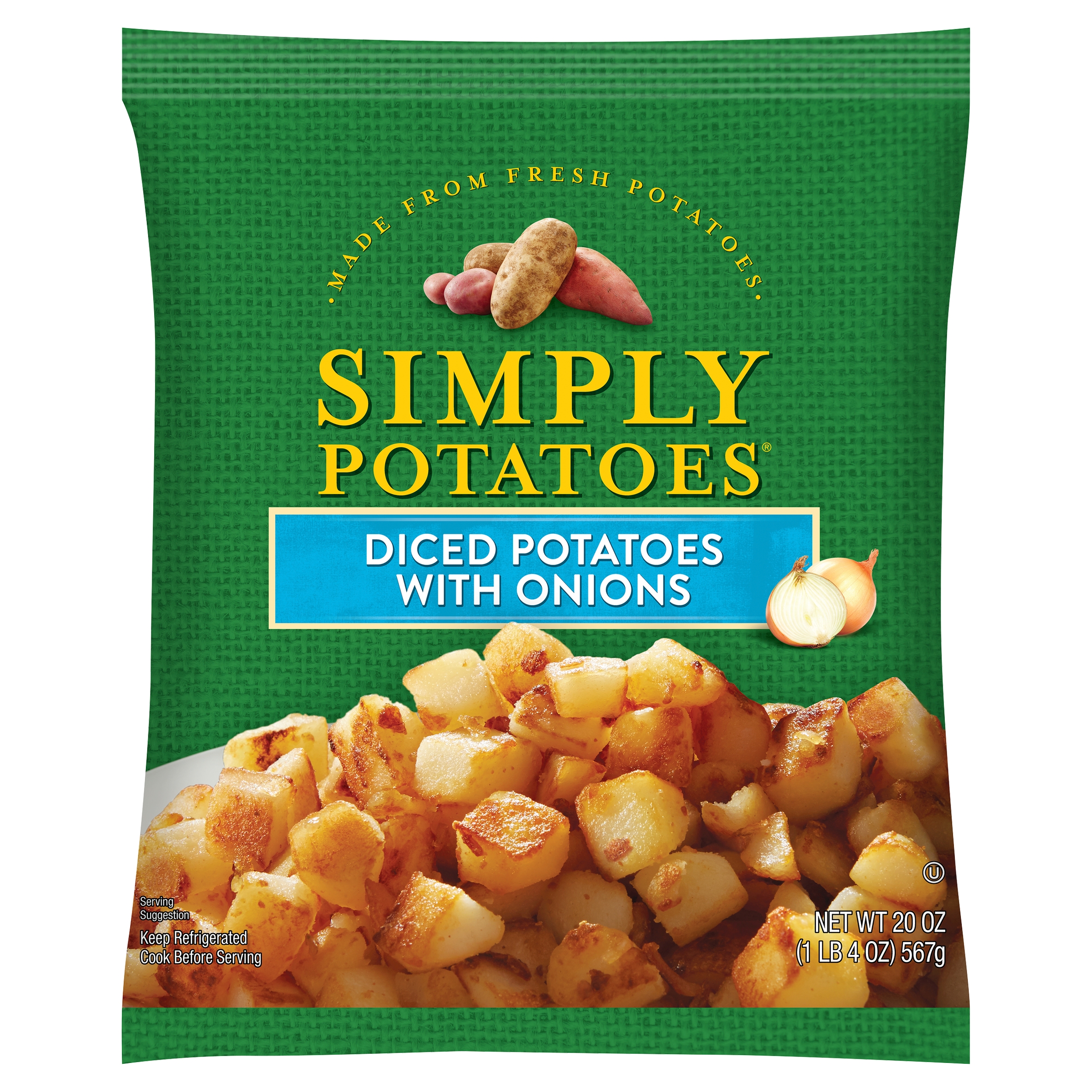 Simply Potatoes Diced Potatoes with Onions, 20 oz BrickSeek