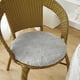 thumbnail image 1 of Cojín de asiento de piso de pana de 12 pulgadas | Almohada de meditación redonda con mechones | Espuma suave añadida para silla y piso | Asientos de tatami para sala de estar acogedora | Funda, 1 of 6
