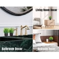thumbnail image 5 of Fake Plants 4 Packs Artificial Plants Small Faux Plants Black Bathroom Accessories for Halloween Bathroom Home Kitchen Coffee Table Office Desk Decor Indoor, 5 of 6
