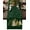 Green, variant on Red Christmas Dresser Scarf Farmhouse, Dining Table Decorations for Wedding/Parties, Xmas Tree Snowflake Farmhouse Table Runner 36 Inches Long for Kitchen Dining, 13 x 36 In