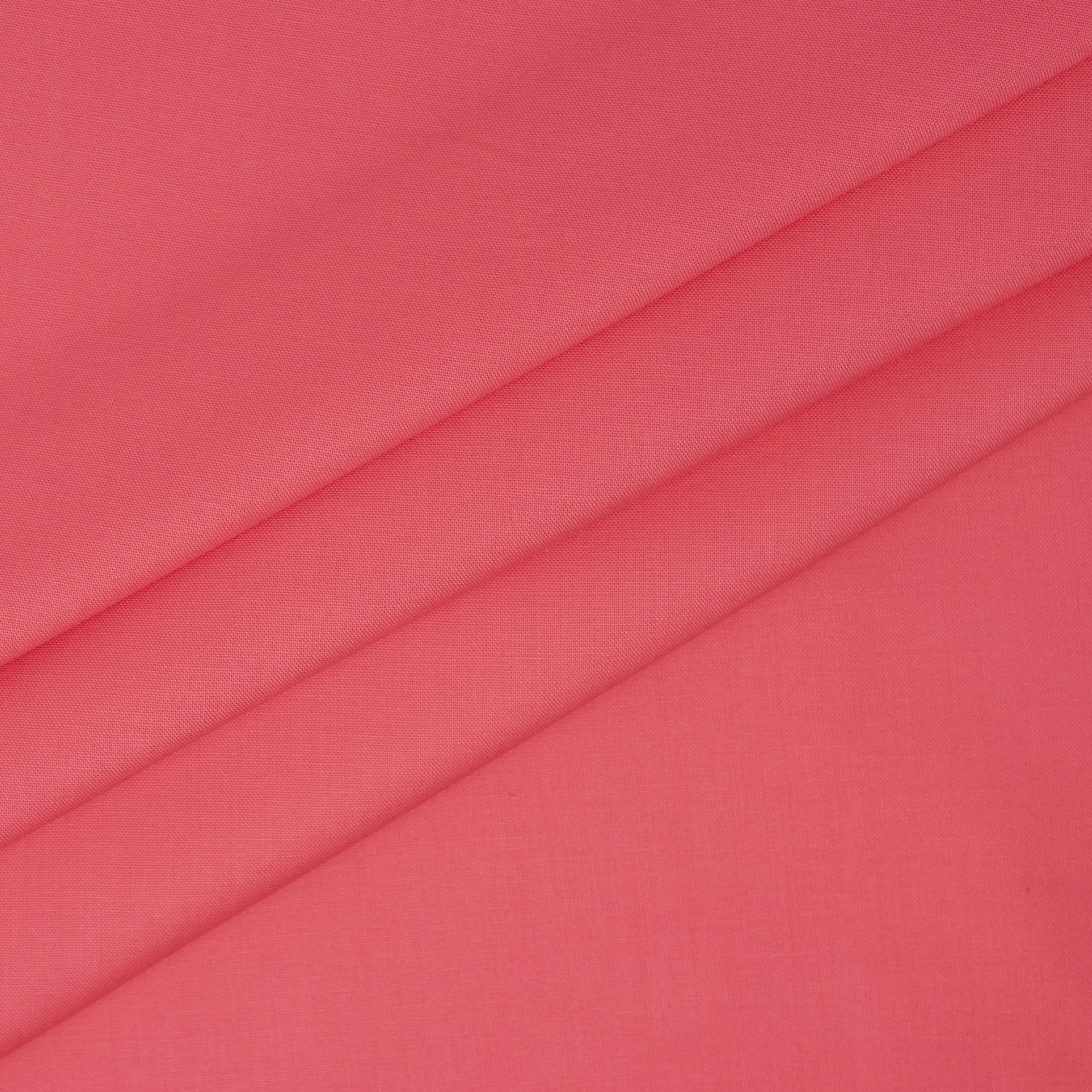 Waverly Inspirations 1 Yard Cut 100% Cotton Solid Fabric Solid Coral 44" Wide for Quilting & Sewing
