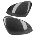 thumbnail image 1 of 2PCS Cubierta de espejo retrovisor izquierdo derecho Reemplazo con apariencia de fibra de carbono para MK8 Standard 2021+W/o Lane Assist, 1 of 5