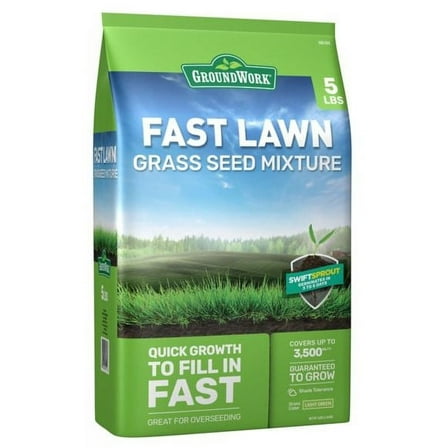 GroundWork 440AP0050UC-5  Fast Lawn Grass Seed Mixture 5lb