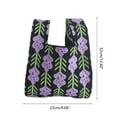 thumbnail image 3 of Knitted Handbag with Floral Pattern Fashionable & Spacious Pouch Small Tote Bag Eye catching Bag Perfect for Daily Use, 3 of 14