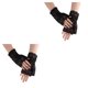 thumbnail image 1 of Manoplas de encaje sin dedos Sonducket guantes para fiesta de baile de boda Negro 2Conjunto, 1 of 6