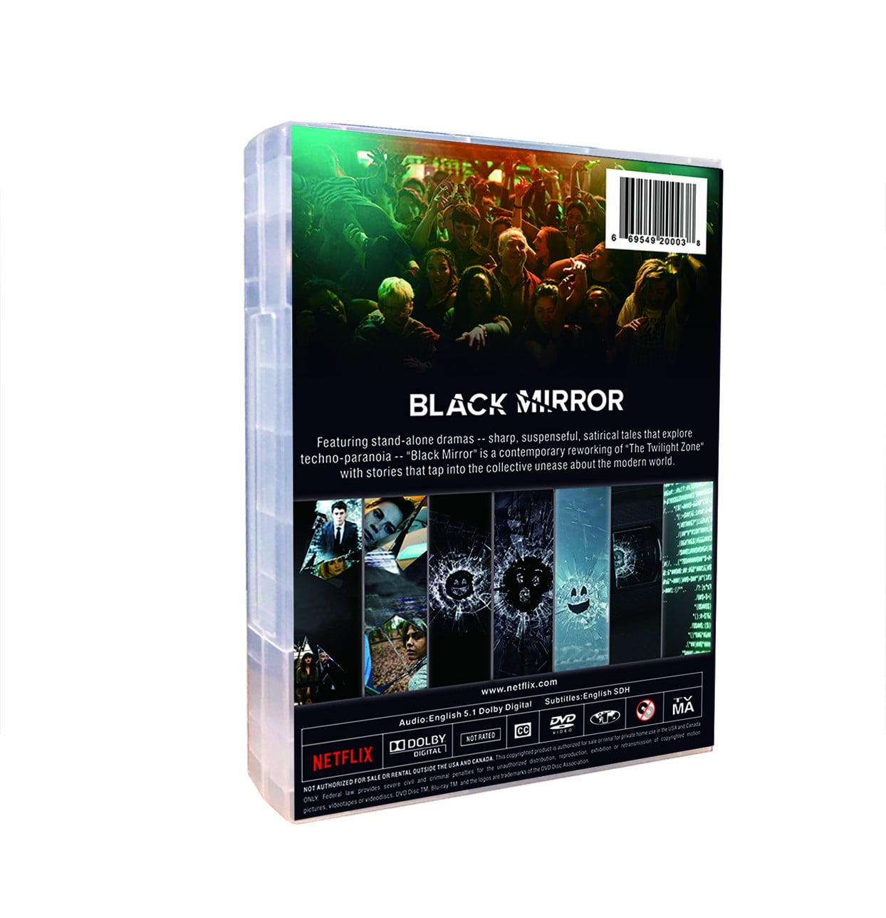 New Box Set Black Mirror the Complete Seasons 1-7 (DVD 14-Disc
