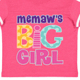 thumbnail image 4 of Inktastic Memaw Big Girl Girls Toddler T-Shirt, 4 of 5