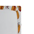 thumbnail image 3 of Ambesonne Hot Dog Fitted Sheet 2 Pcs Set, Cheerful Characterized Food, Full, Apricot Vermilion, 3 of 3
