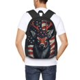thumbnail image 4 of Fotbe Modern USA Deer Head Mochila para Hombre y Mujer - Tela Oxford 600D Resistente - Mochila Impermeable de Gran Capacidad para Escuela, Viajes y Senderismo, 4 of 6