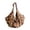 Brown, variant on Large Capacity Tote Backpack Convertible Shoulder Crossbody With Checkered Pattern