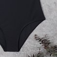 thumbnail image 2 of Traje de baño para mujer Color Block V Neck Bikini Sets para mujer niña (S Black Spot) FLhrweasw Para estrenar, 2 of 8