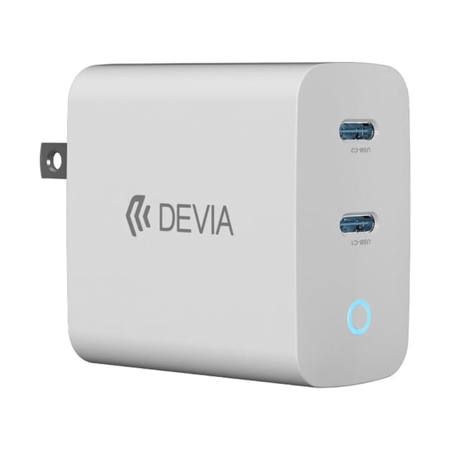 DEVIA CARGADOR PARED SPEED 45W 2T-C BL