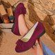 thumbnail image 2 of Zapatos de Verano Casuales para las Mujeres Versátiles de Moda de Tamaño Grande Tacón de Cuña Boca Poco Profunda Bowknot Zapatos de Cabeza Redonda Zapatos de Cuña Baja para las Mujeres, 2 of 9