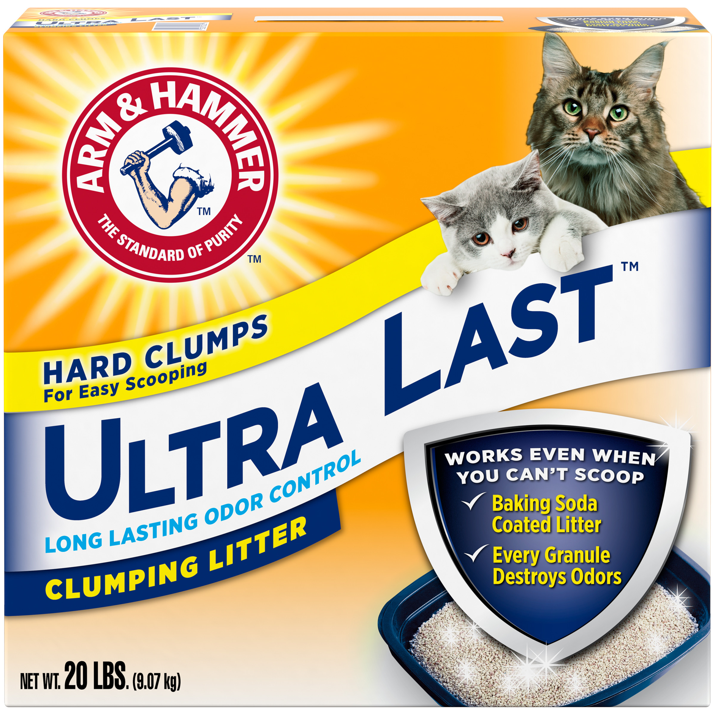 Arm & Hammer Clumping Litter Ultra Last 20lb
