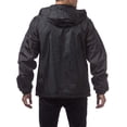 thumbnail image 4 of Pro Club Men's Fleece Lined Windbreaker Jacket, 4X-Large, Black, 4 of 4