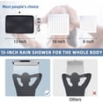 thumbnail image 2 of 13  Rain Shower  with Extension Arm, Luxury Rainfall Showerhead, 16 Inch  Adjustable Arm Extender with Lock Joints, 2 of 6