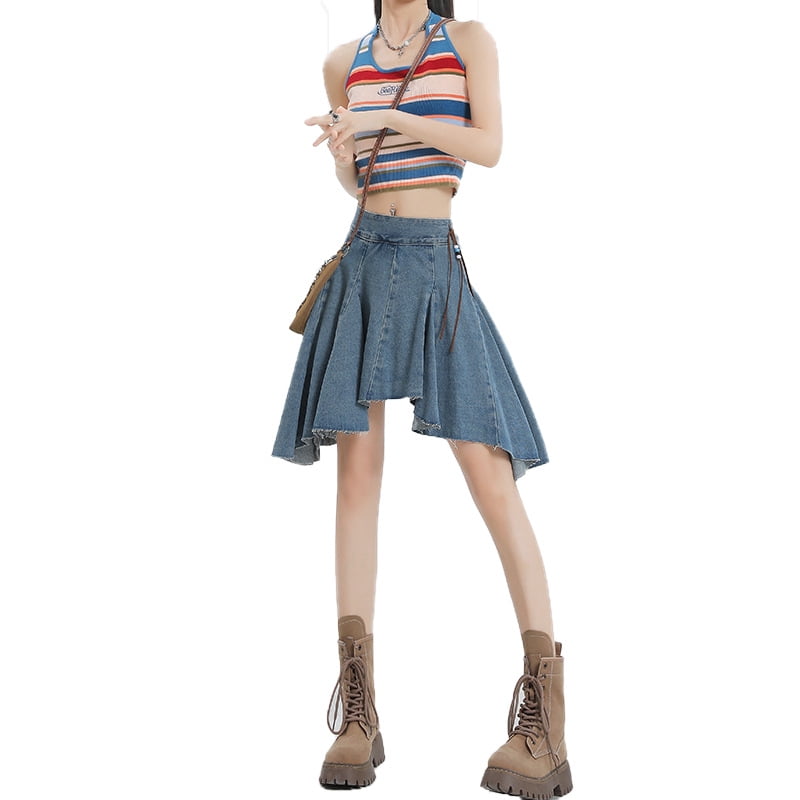 Ameri vintage random tuck hem skirt AMERI RANDOM TUCK HEM SKIRT vintage