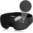 thumbnail image 1 of Block Light Sleep Eye Mask Suave acolchado Travel Shade Cover Rest Relax Sleeping Blindfold Eye Cover Sleep Mask Eye Patch JM, 1 of 5