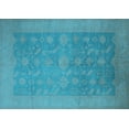 thumbnail image 1 of Ahgly Company Indoor Rectangle Oriental Light Blue Industrial Area Rugs, 7' x 9', 1 of 4