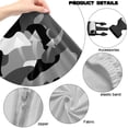 thumbnail image 6 of TSOVTHRID Black Gray Camouflage Pattern Gaming Chair Covers Slipcovers 4 PCS Non-Slip Game Chair Cover with Armrest Covers Universal Rotating Gaming Armchair Protector, 6 of 7