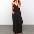 thumbnail image 2 of Vestido HUOGUO, casual de verano, cuello en V, estampado de lunares, para mujer, 2 of 5