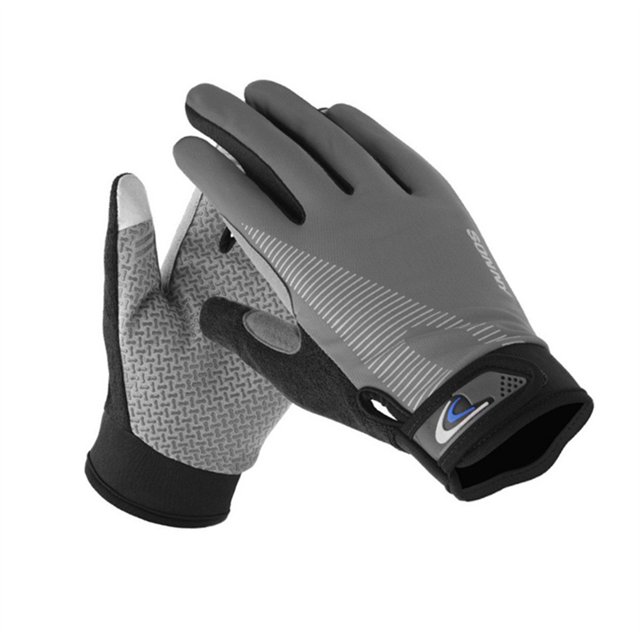 Toystoory 1 par de guantes de bicicleta a prueba de viento ciclismo mujeres hombres mano completa naranja Ropa Deportiva, Zapatos Gris Toystoory OD020791-04B